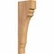 Ekena Millwork Pescadero Smooth Corbel, Western Red Cedar, 3 1/2"W x 8"D x 24"H COR04X08X24PEC00SWR - alternate 1